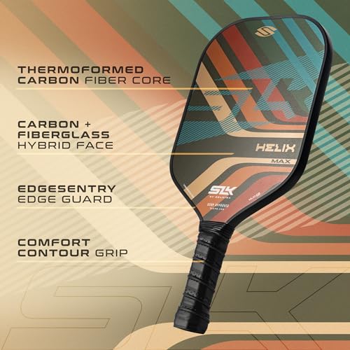 Selkirk Sport SLK Helix Pro Pickleball Paddle | Carbon Fiber & Fiberglass - color: Grooves