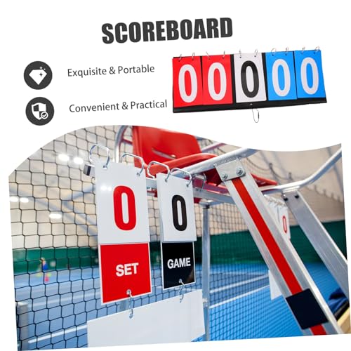 Outanaya Sports Scoreboard Basketball Portable Flip Scoreboard Tabletop Soccer Football