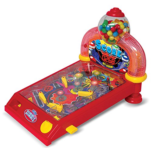 Dubble Bubble DB100P Pinball Gumball Machine - Lights - Sounds (Red)