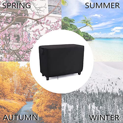 Patio Prep Table Cover for 52 Inch Keter Unity XL Portable Outdoor Table, Waterproof Outdoor Bar Table Covers, Outdoor Grill Cart Pizza Oven Table Cover - 52 x 22 x 33 Inch - size: 52" x 22" x 33"