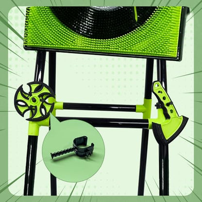 Luxury Frame Axe Throwing Game for Backyard, Throwing Axe Set Equipped with 3 Target Axes and 3 Throwing Boomerangs, Suitable for Indoor and Outdoor Games