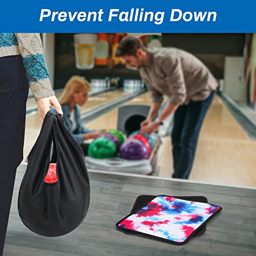 2+2 Bowling Ball Towel Kit, 10" x 8" Shammy Pad With Easy Grip Dots, Non-Slip Polisher Bag for Clean/Storage