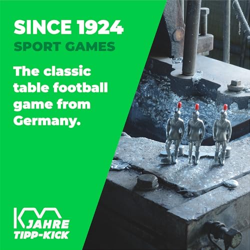 TIPP-KICK Soccer Board Game – Family Tabletop Game with Metal Players & Goalkeepers | Great Gift for Players, Kids & Adults | Soccer Toys for Boys 8-12