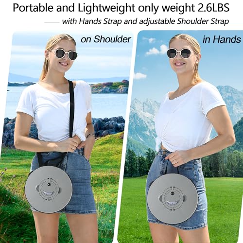 ALEVMOOM XXL 18.1" Telescoping Stool with Thick Cushion, Portable Telescoping More Sturdy Capacity 800Ib,Collapsible Retractable Adjustable Folding Stool for Garden Hiking Fishing BBQ - color: Grey
