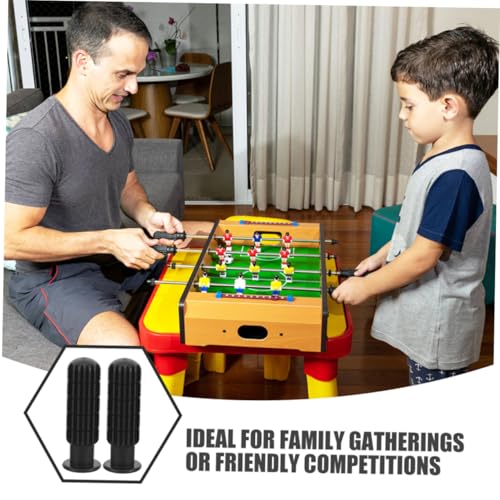 GALPADA 5pcs Foosball Table Handles for Standard 0.7m Tables Anti-Skid Plastic Grips for Soccer Convenient Replacement Parts for Game Evenings