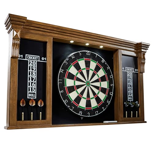 Barrington Official Size Dartboard Multiple Styles Pre-Assembled Pub Style Wood Dartboard Collection