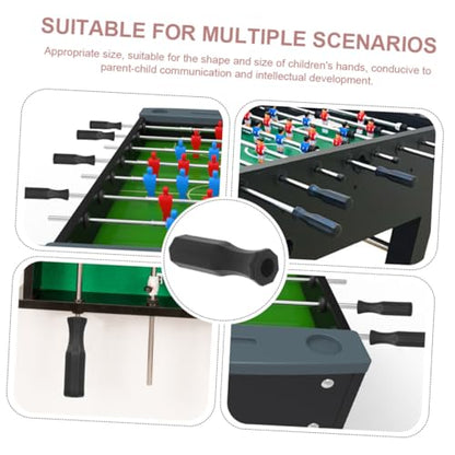 KOMBIUDA 8Pcs Foosball Handles Replacement Ergonomic Non-Slip Table Football Grip Parts Compatible with Standard Foosball Machines for Long-Term Play
