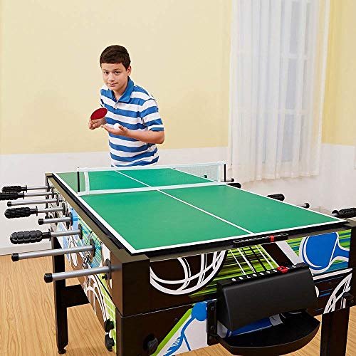 MD Sports 48" 12-in-1 Multi-Game Combo Table w/Air Hockey, Basketball, Foosball & More