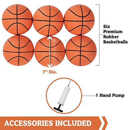 Hall Games Premium Arcade Basketball Shootout - Heavy-Duty Foldable Indoor Arcade Game with Shatterproof Pro-Style Backboard – 2 Player Foldable Basketball Arcade Game