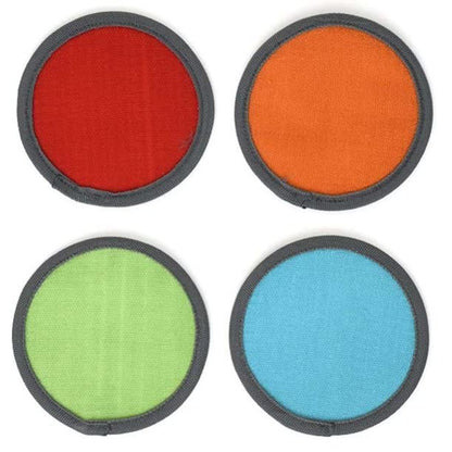 PGA Tour Tee-UP Golf Practice Disc Targets, Multi Color, 5" Diameter, 4 Pack