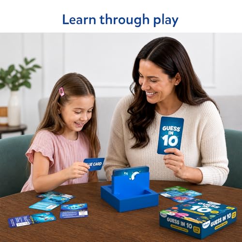 Skillmatics Guess in 10 Underwater Animals, Perfect for Boys, Girls, Kids, and Families Who Love Card Games, Toys, Board Games, Gifts for Ages 8, 9, 10 and Up - style: 9. Underwater Animals