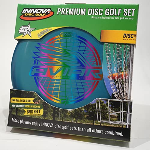 INNOVA Disc Golf - 3 Disc Set: Driver, Mid-Range, Putter - GStar Plastic | Excellent Grip - Super Durable