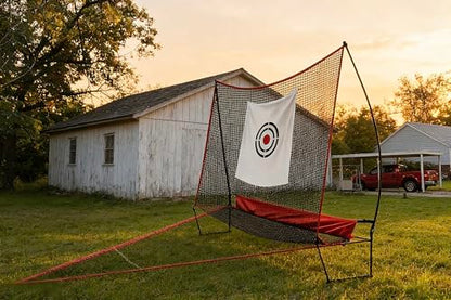 Professional Golf Practice Net - 10x8FT Large Backyard Hitting Net & Automatic Ball Return Design for Outdoor Driving Range Adults Training