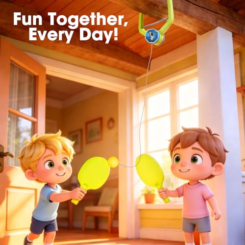3 Set Door Ping Pong Game Over The Door, Adjustable Door Jam Pingpong Starter Kit Doorway Game Pingpong Portable Hanging Table Tennis Trainer