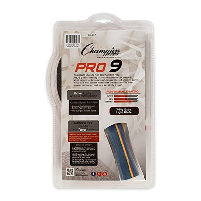 Champion Sports PN9 Table Tennis Paddle