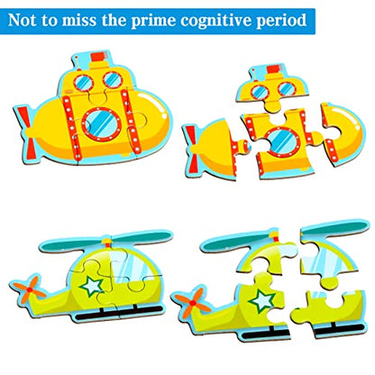 Magnetic Puzzles for Kids Ages 3-5, Travel Toddler Car Puzzles | Magnetic Activity Toy for Boys & Girls, Preschoolers and Kids, Magnetic Learning Gift for Road Trip - style: Traffic