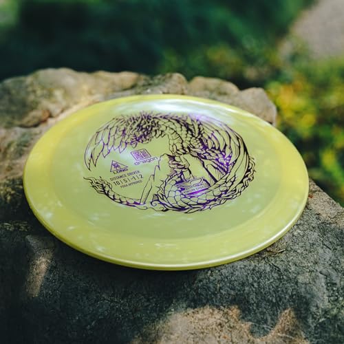 yikundiscs Yikun Professional Disc Golf Fairway Driver|Distance Driver|165-175g| Perfect for Outdoor Games and Competition[Dics Shade Color May Vary] - color: Golden