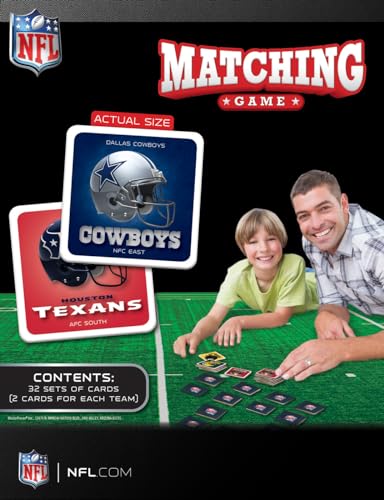 MasterPieces Sports Games - NFL Matching Game - Game for Kids and Family - Laugh and Learn - style: League