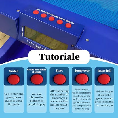 Indoor Electronic Bowling Alley Game, Electronic Bowling Alley Game, with LED Scoreboard, Simulation Sound Effect, Fun for Children and Adults 3.5M - size: 3.5M