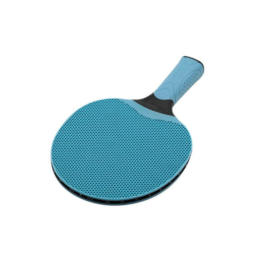 Table Tennis Bat Rubber Integrated Straight Handed Cross - color: Blue