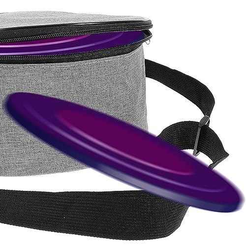 BESPORTBLE Portable Golf Disc Storage Bag Multi-functional Shoulder Pouch for Outdoor Training and Disc Sports Lightweight Design Convenient Access and Items