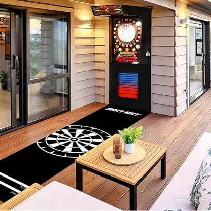 Dart Mat with Throw Line | Floor Protection Portable with Throw Line,Protective Dart Mat,for Recreation Center Sports Club Basement Entertainment Area Garage Dormitory - size: E