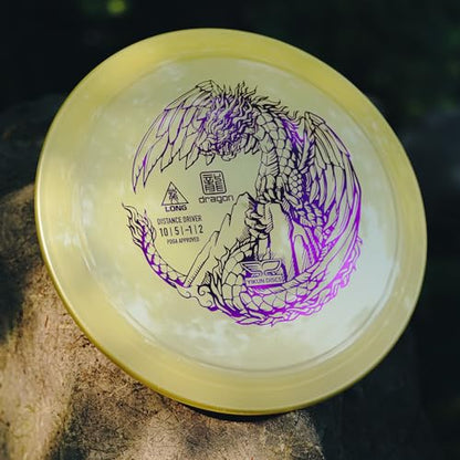 yikundiscs Yikun Professional Disc Golf Fairway Driver|Distance Driver|165-175g| Perfect for Outdoor Games and Competition[Dics Shade Color May Vary] - color: Golden