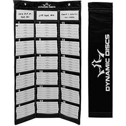 Dynamic Discs Scoreboard Portable Scoring System | Disc Golf Scoreboard | Frisbee Golf Tournament Portable Scoring System