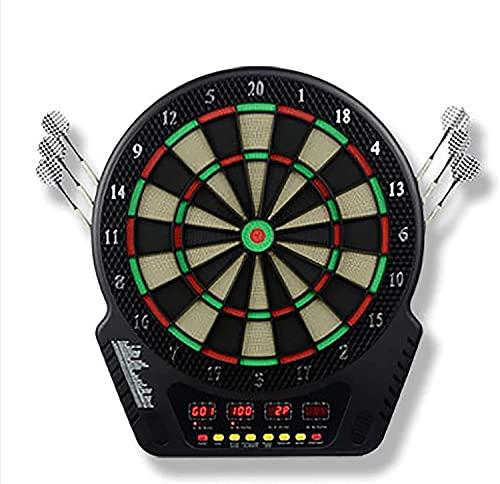 Electronic Dartboard Set, 27 Categories of Games, 243 Gameplays，LED Display Automatic Scoring，Multi-Game Option Darts Machine
