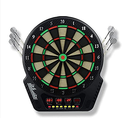 Electronic Dartboard Set, 27 Categories of Games, 243 Gameplays，LED Display Automatic Scoring，Multi-Game Option Darts Machine