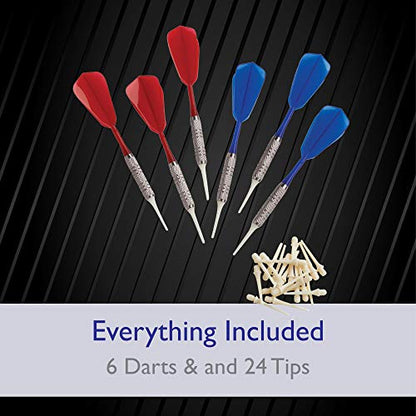 Fat Cat by GLD Products 727 Electronic Dartboard Value Size Over 15 Games and 132 Options Auto-Scoring Compact Display with Missed-Dart Throw Catch Ring Soft Tip Darts and Extra Points Battery