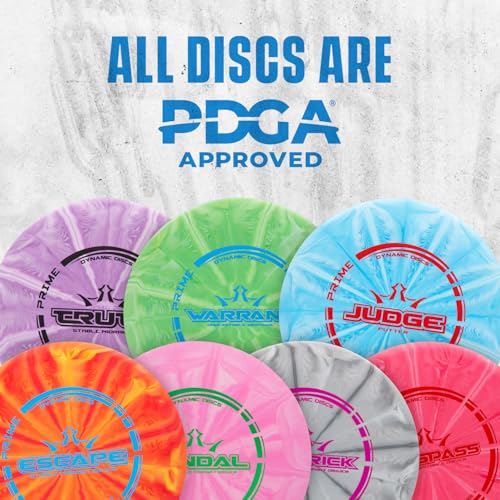 Dynamic Discs Prime Burst Disc Golf Set (7 Pack) | Includes Putter, 2X Midrange, 3X Fairway & Driver | Disc Golf Accessories for Beginners | 170-176g | Beginner Pack for Amateurs - size: 7 Pack