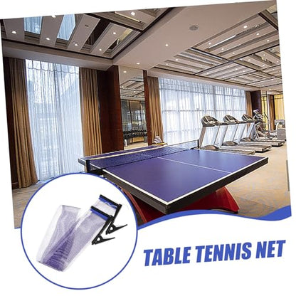 Sosoport Standard Table Tennis Net Pong Net Replacement Rack Outdoor Indoor Easy to Use and Carry