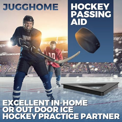 Hockey Passer Rebounder,Heavy Duty Hockey Training Equipment,Hockeys Training Aids for Improves Passing,Shooting,and Stickhandling Skills,Use On and Off The Ice-Length 26 inch, Puck Control
