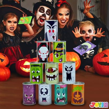 JOYIN 13 Pcs Halloween Carnival Can Bean Bag Toss Games for Kids & Adults Trick or Treat Decoration, Home Decor Party Favors Supplies, Homeschooling Backyard Game - style: Carnival Games