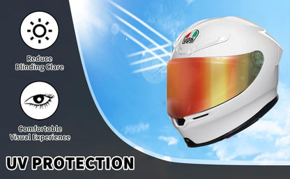 AGV K6 and K6S Visor (Aurora Red) - color: Aurora Red