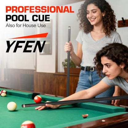 Banly Cuezone Carbon Fiber Pool Cue – MF1 Pro Taper Cue Stick with Extension, Low-Deflection Shaft, Premium Canadian Maple Butt, 12.5mm Tip, 3/8×8 Joint for Tournament & League Play - color: MF-2