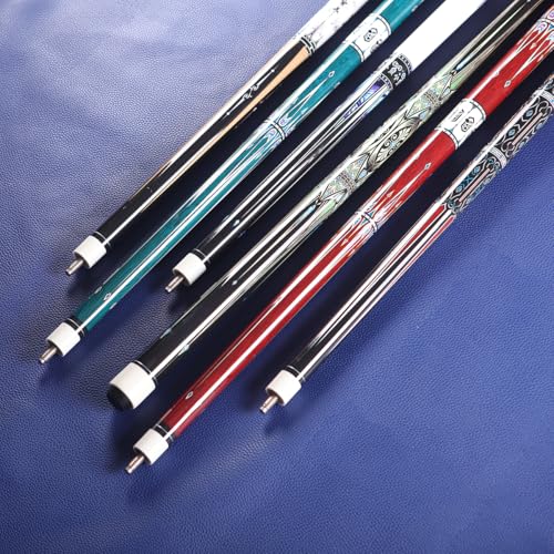 58 inch Canadian Maple Billiard Pool Cue Stick, 13mm 1/2 Maple Billiard Pool Stick, House Bar Pool Table Sticks for Men(Numerous Styles to Choose from) - color: P19