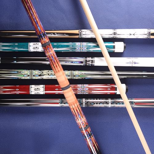 58 inch Canadian Maple Billiard Pool Cue Stick, 13mm 1/2 Maple Billiard Pool Stick, House Bar Pool Table Sticks for Men(Numerous Styles to Choose from) - color: P01