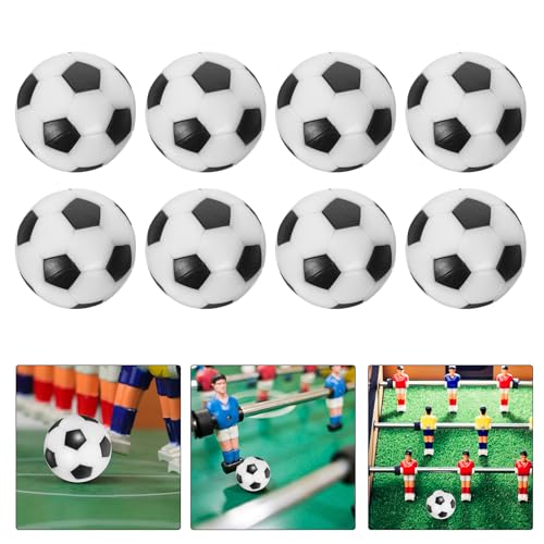 BESPORTBLE 12 Pcs 31Mm Mini Foosball Table Balls Replacement Soccer Balls for Table Football Games