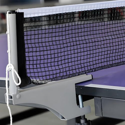 Beaupretty Table Tennis Net Replacement 182x15cm Black Wax Thread Mesh Standard Size for Indoor Outdoor Training Competition Sports