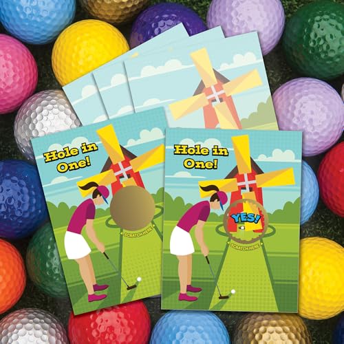 My Scratch Offs Mini Golf Hole in One Scratch Off Game Cards 26 Pack - 2 Winning and 24 Sorry - style: Mini Golf Hole in One