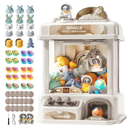 Large Claw Machine for Kids with Lights Sound, Vending Machine Toys, Electronic Prizes Dispenser Toys for Kids Age 3+, Arcade Claw Machine Game Gifts for Home Party Birthday