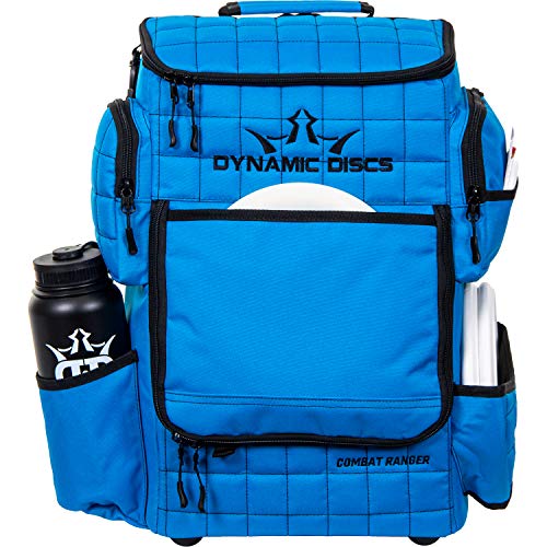 Dynamic Discs Combat Ranger Disc Golf Backpack | Large Bag w/Putter Pouch | 20+ Discs Capacity | Disc Golf Accessories - color: Cobalt Blue