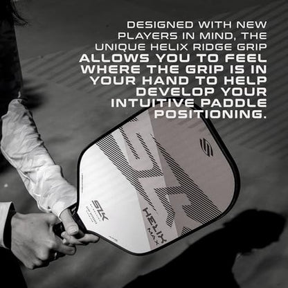 Selkirk Sport SLK Helix Pro Pickleball Paddle | Carbon Fiber & Fiberglass - color: Legend Gray