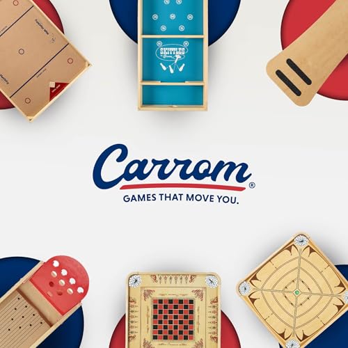 Carrom Board Game Set — Large Board Games for Adults & Children — Over 85 Board Games for Family Game Night — All in One Board Game Set