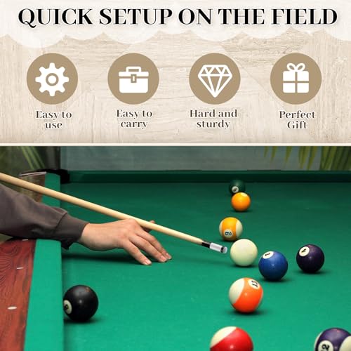 ElevateTech 10 Sets Billiard Cues Tips Replacement Kit with White Pool Cue Stick Ferrules 12mm/13mm Screw On Pool Stick Tips Pools Cue Tip Repair Kit Billiard Table Accessories for Pools Cues (White)