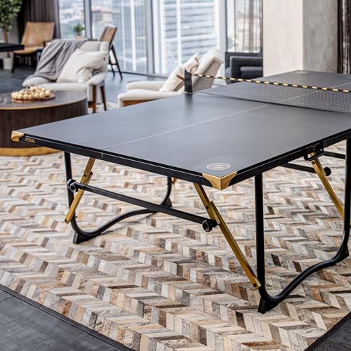 Ping Pong Tables - Easy Assembly - Regulation Size - Foldable Hinged Design Fits Most SUVs - Built-in Wheels & Carry Handles - Sturdy 15mm Top