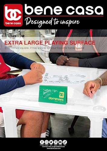 Bene Casa Floating Game Table – Waterproof, Portable 4-Player Table for Pool, Game Room, and Outdoor Fun