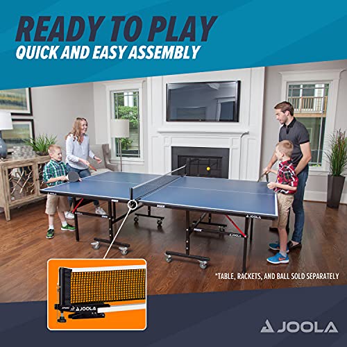 JOOLA Premium Avanti Table Tennis Net and Post Set - Portable and Easy Setup Ping Pong Screw On Clamp Net - color: Black, size: 72 inches x 6"